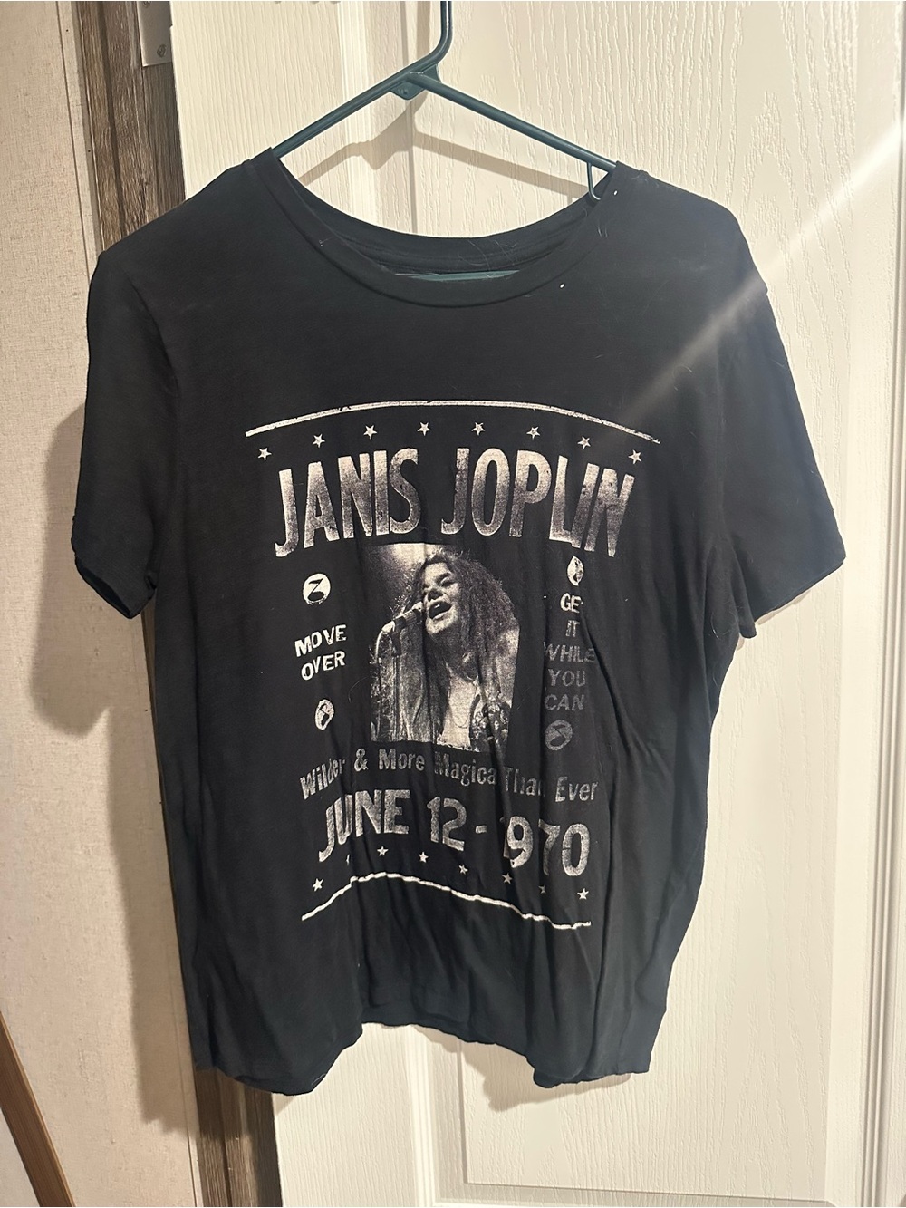 Lucky Brand Janis Joplin Graphic Tee - Black